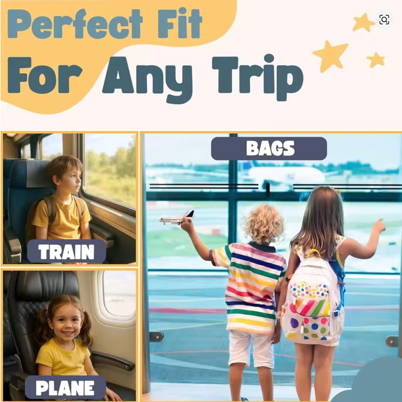 Kids Car Neck Pillow Seat Belt Travel Cushion – Safety Sleep Aid for Children